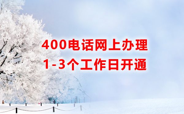 400电话网上办理